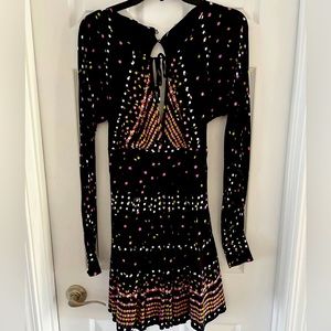 free people dress size 4 multicolor